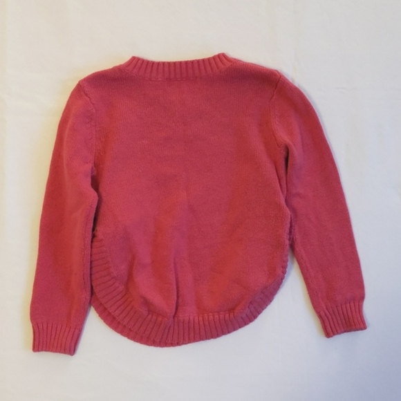 joe fresh star metallic knit crewneck sweater with curved hem 2T toddler girls - Picture 7 of 7